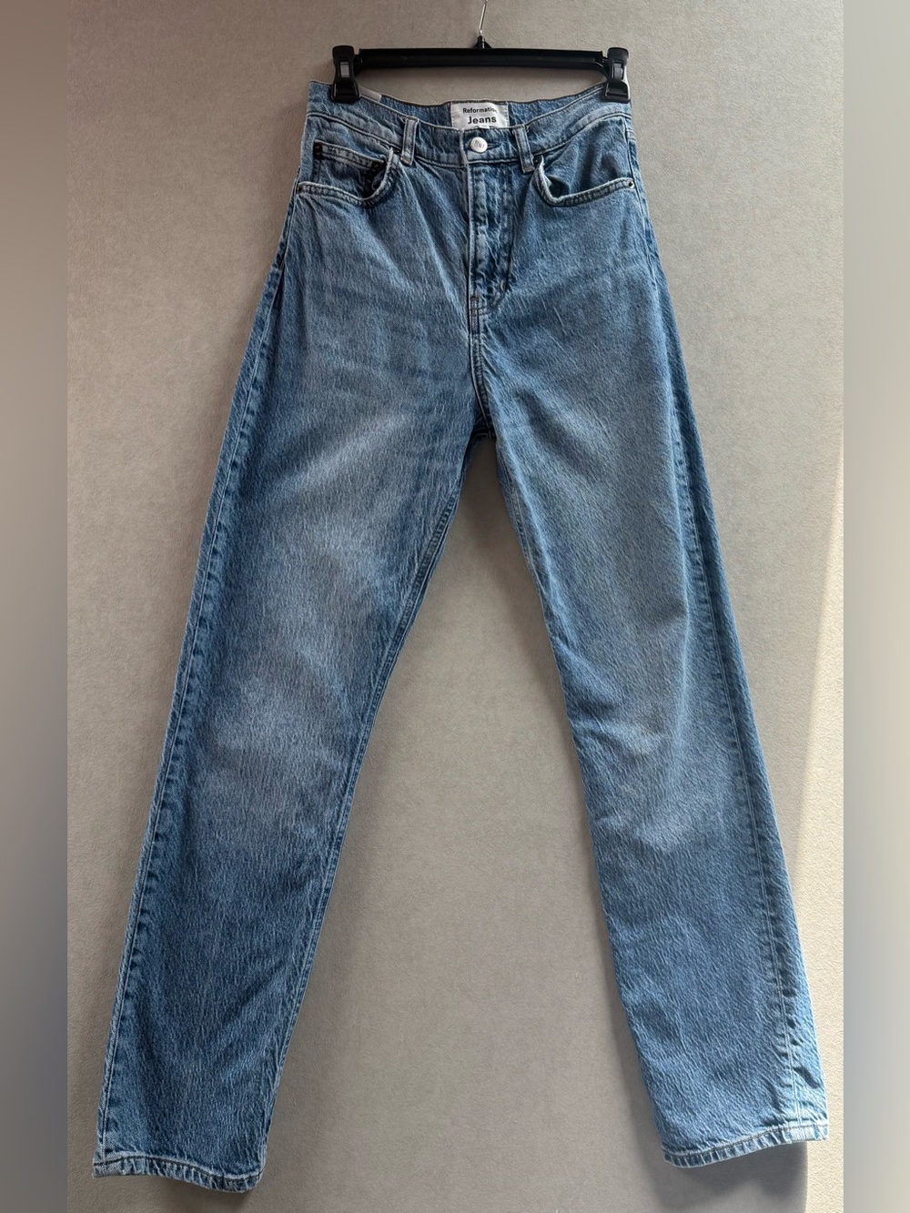 Reformation Liza Ultra High Rise Straight Jeans